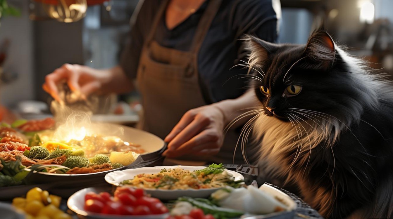 送月子餐猫咪