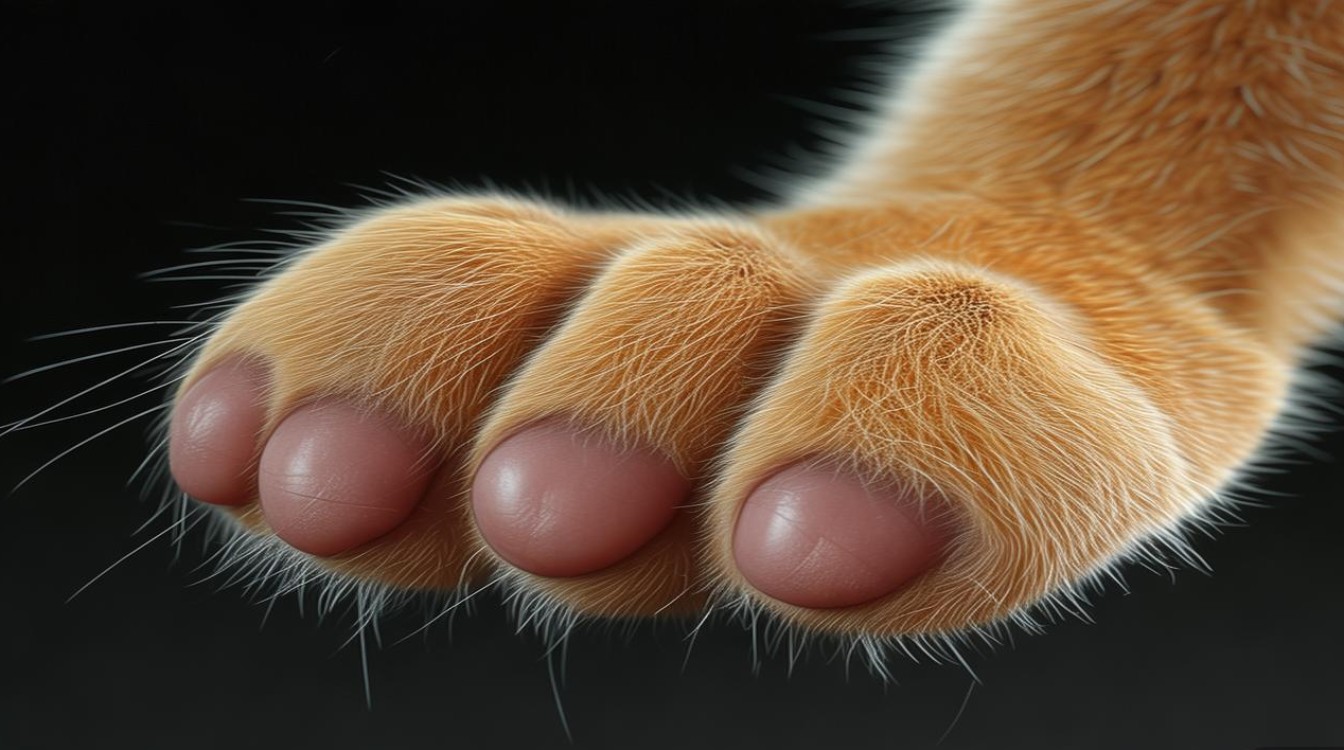 猫咪脚垫结痂