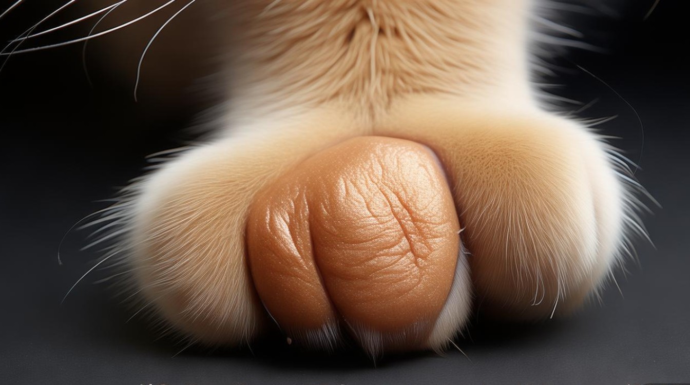 猫咪脚垫结痂