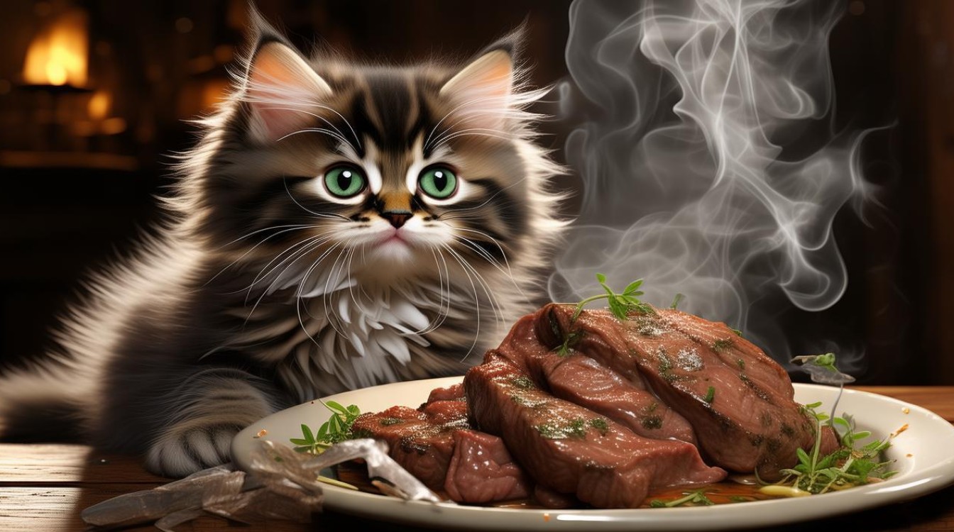 小猫咪 牛肉