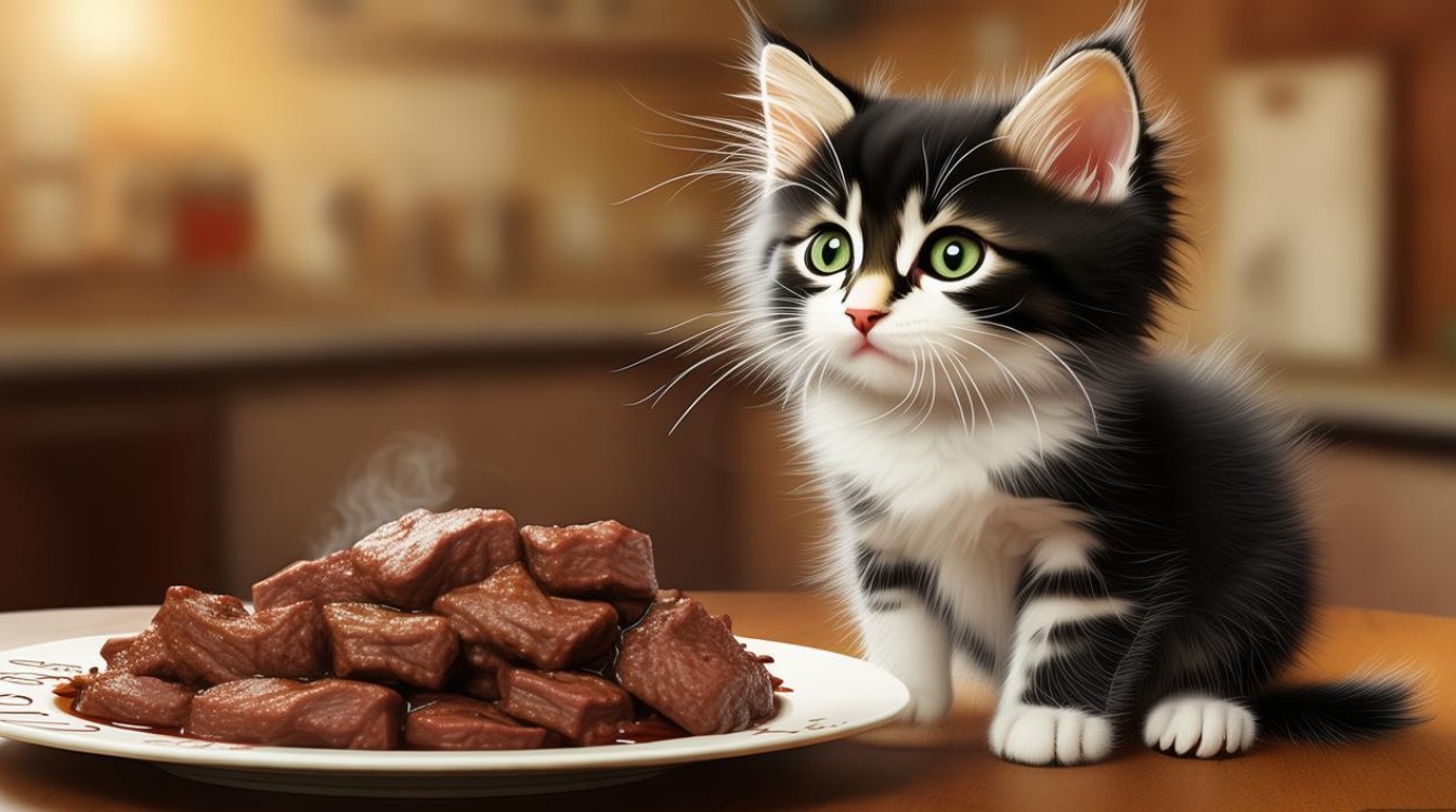 小猫咪 牛肉