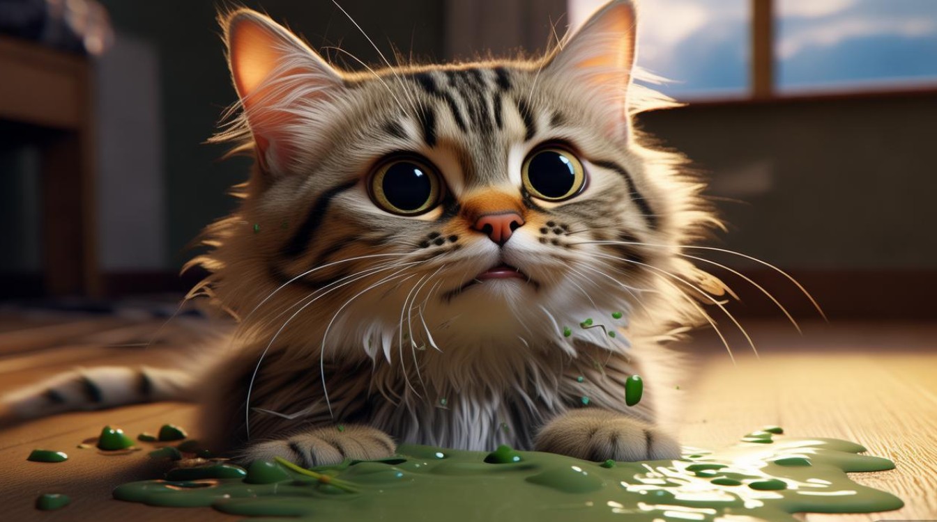猫咪打完狂犬吐了