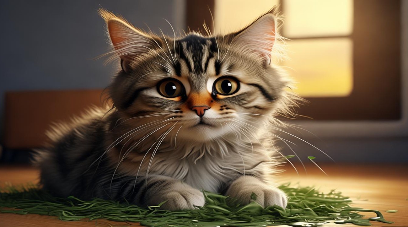 猫咪打完狂犬吐了