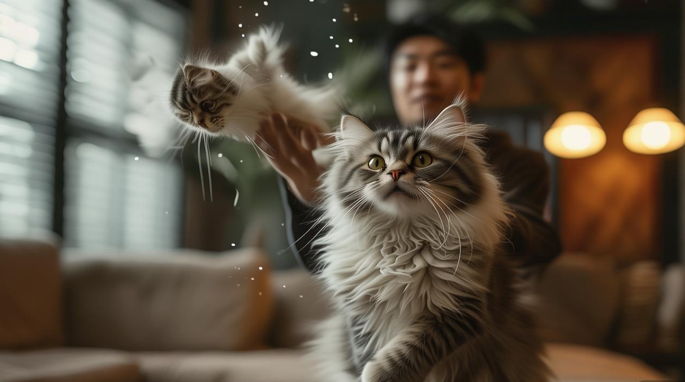 扔掉不亲人猫咪