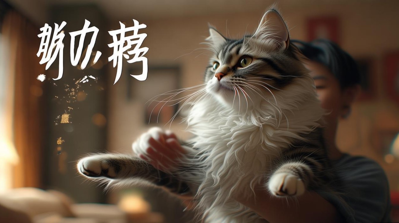 扔掉不亲人猫咪
