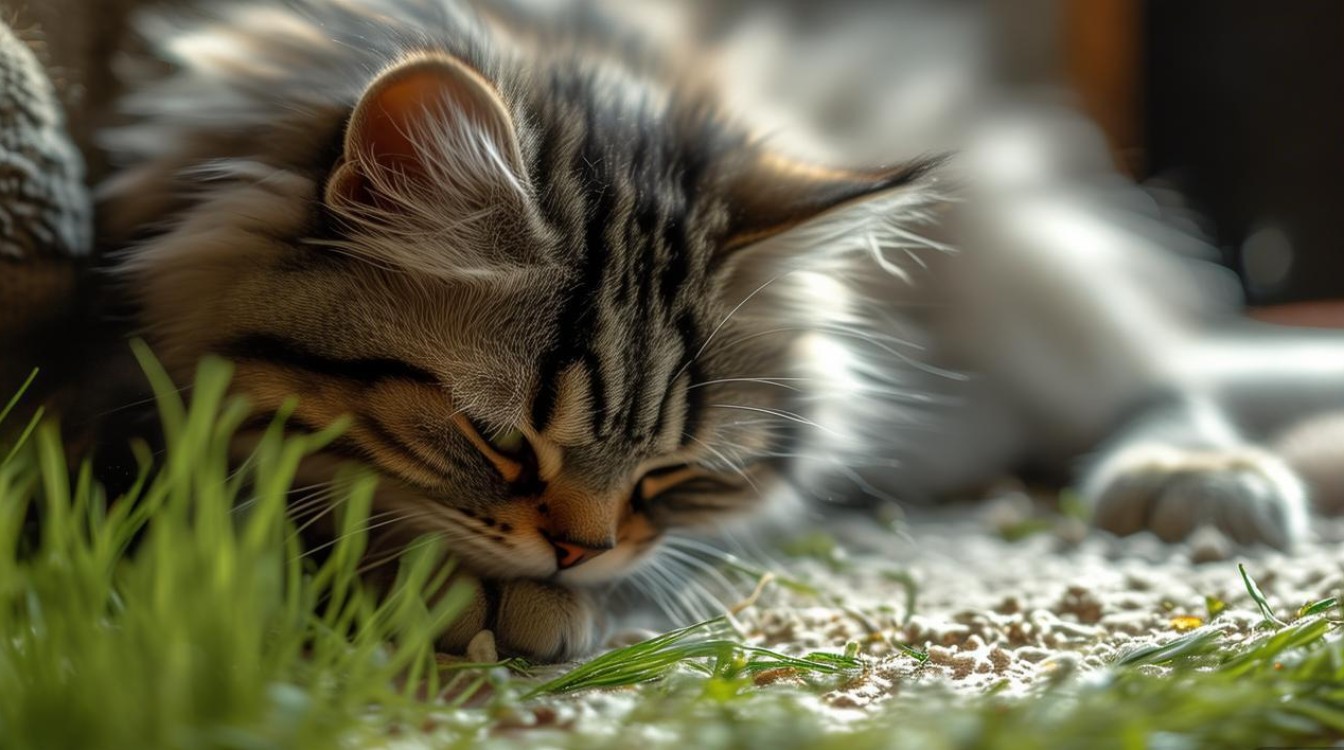 猫咪 呕吐 猫草