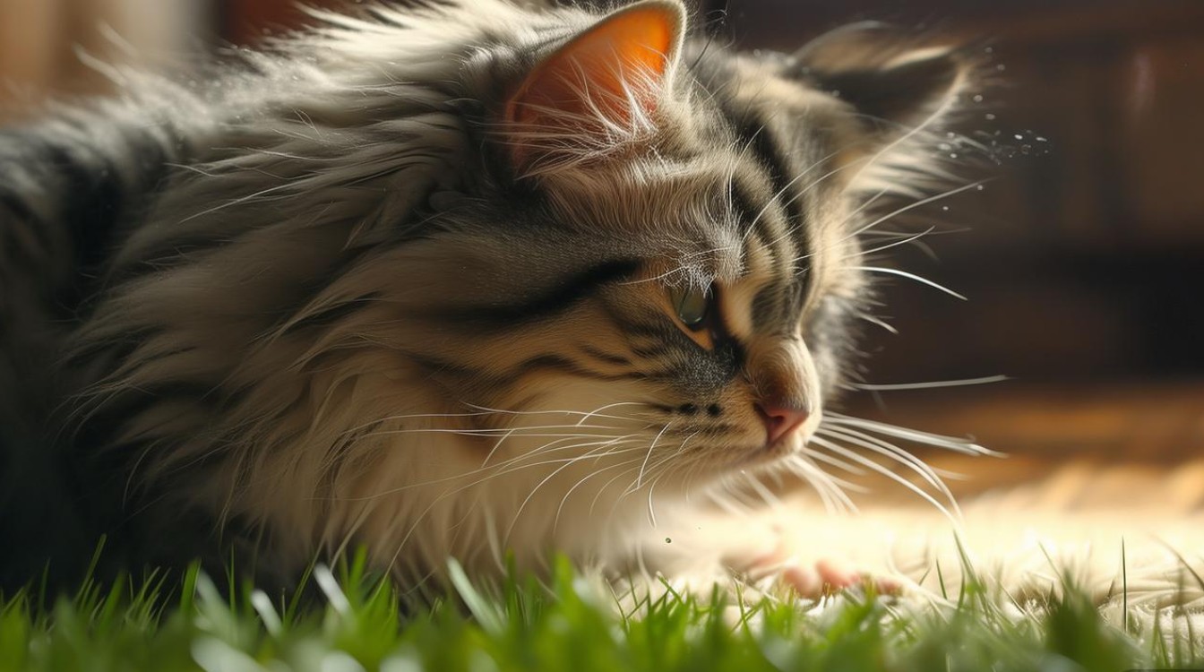 猫咪 呕吐 猫草