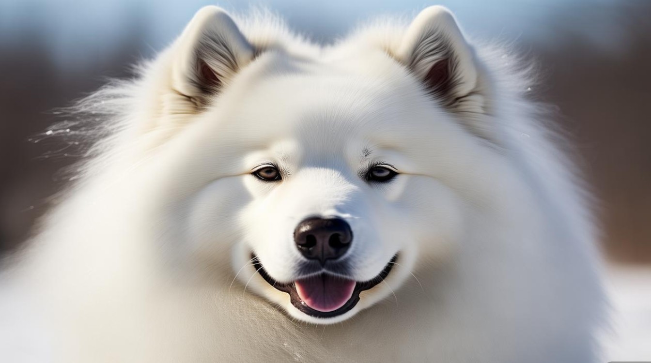 撒摩耶狗狗