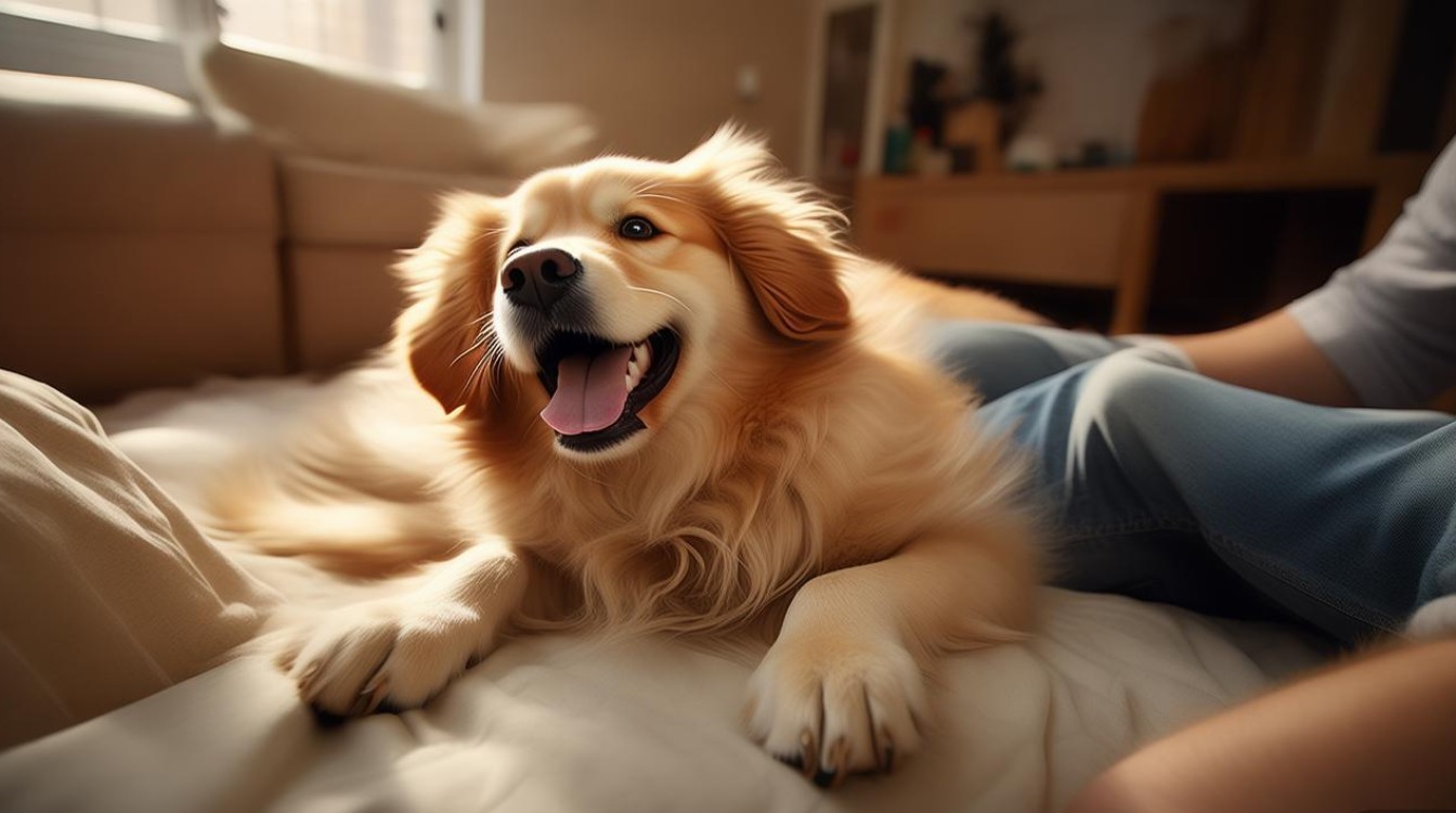 狗狗用屁股挤人