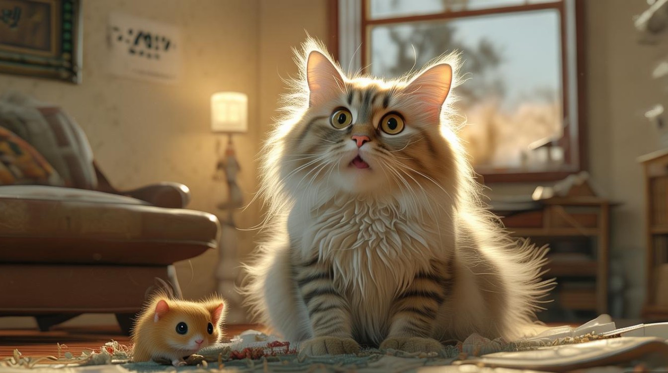家里养的猫吃了仓鼠
