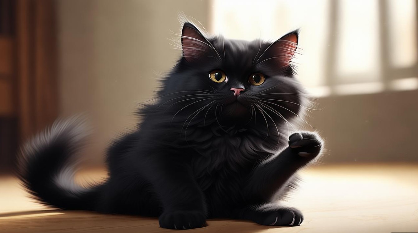 猫咪弹自己下巴