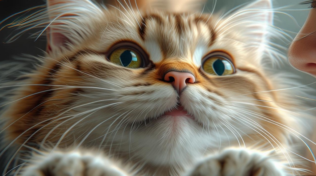 猫咪喜欢扑脸