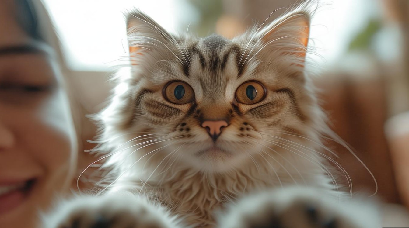 猫咪喜欢扑脸