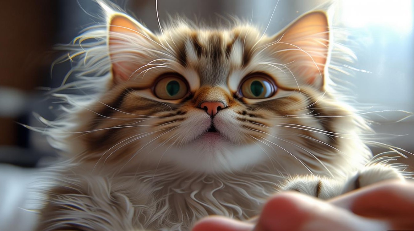 猫咪喜欢扑脸