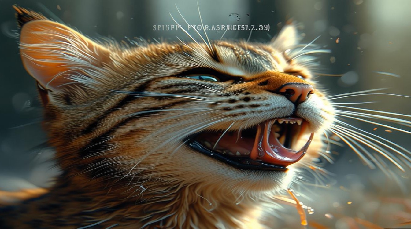 野生猫咪流口水