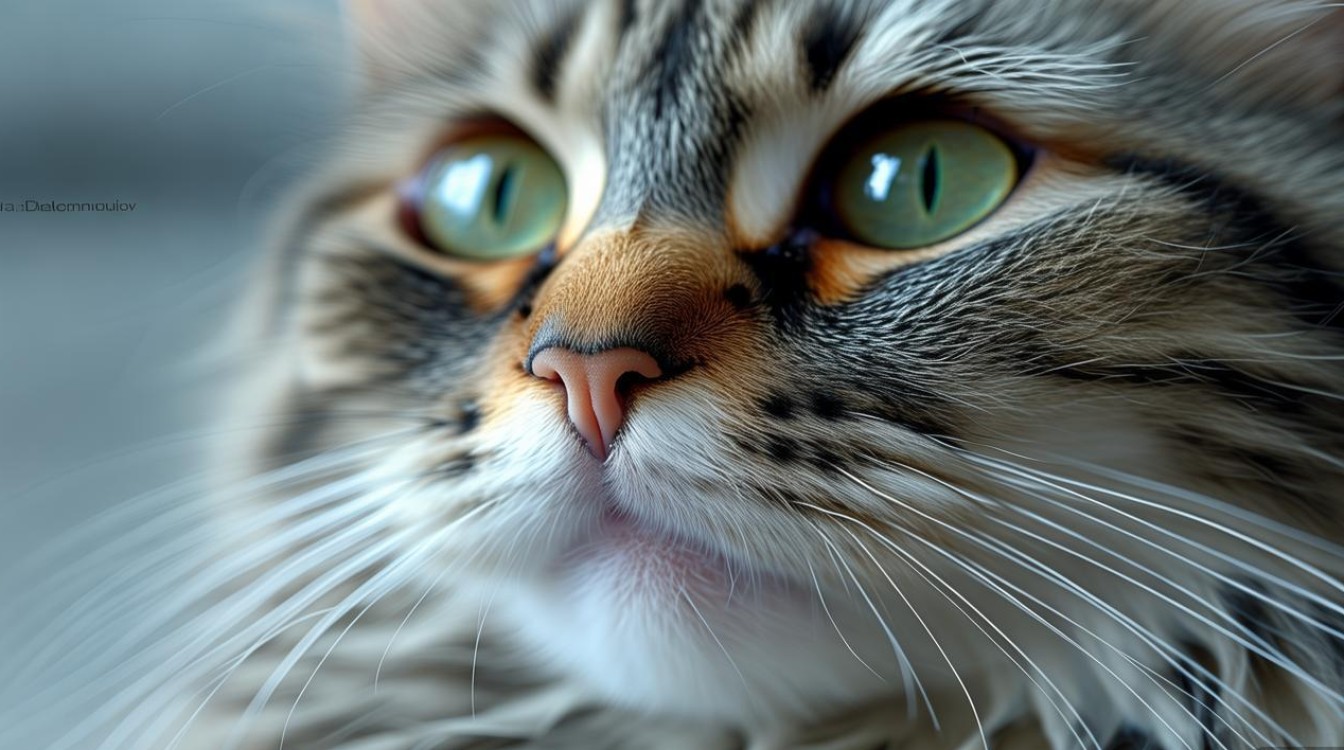 猫咪鼻孔有点湿