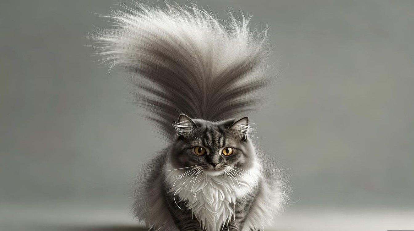 猫咪尾巴往上翘