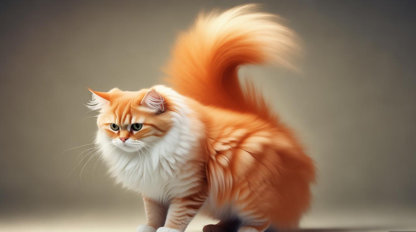 猫咪尾巴往上翘