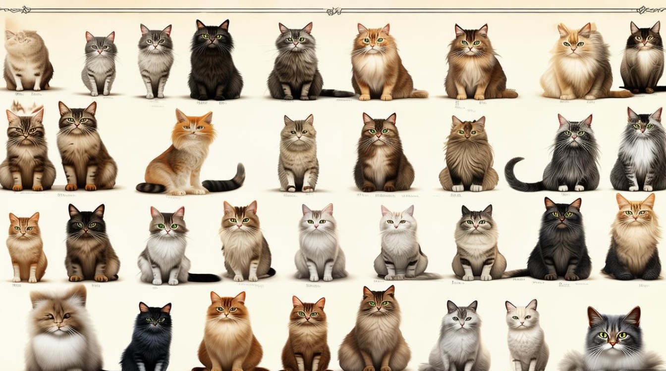 全部猫咪的品种