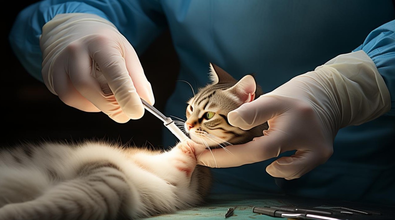 猫咪做断指手术