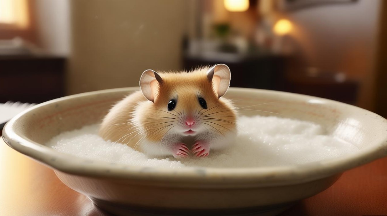 仓鼠洗澡能用猫砂吗