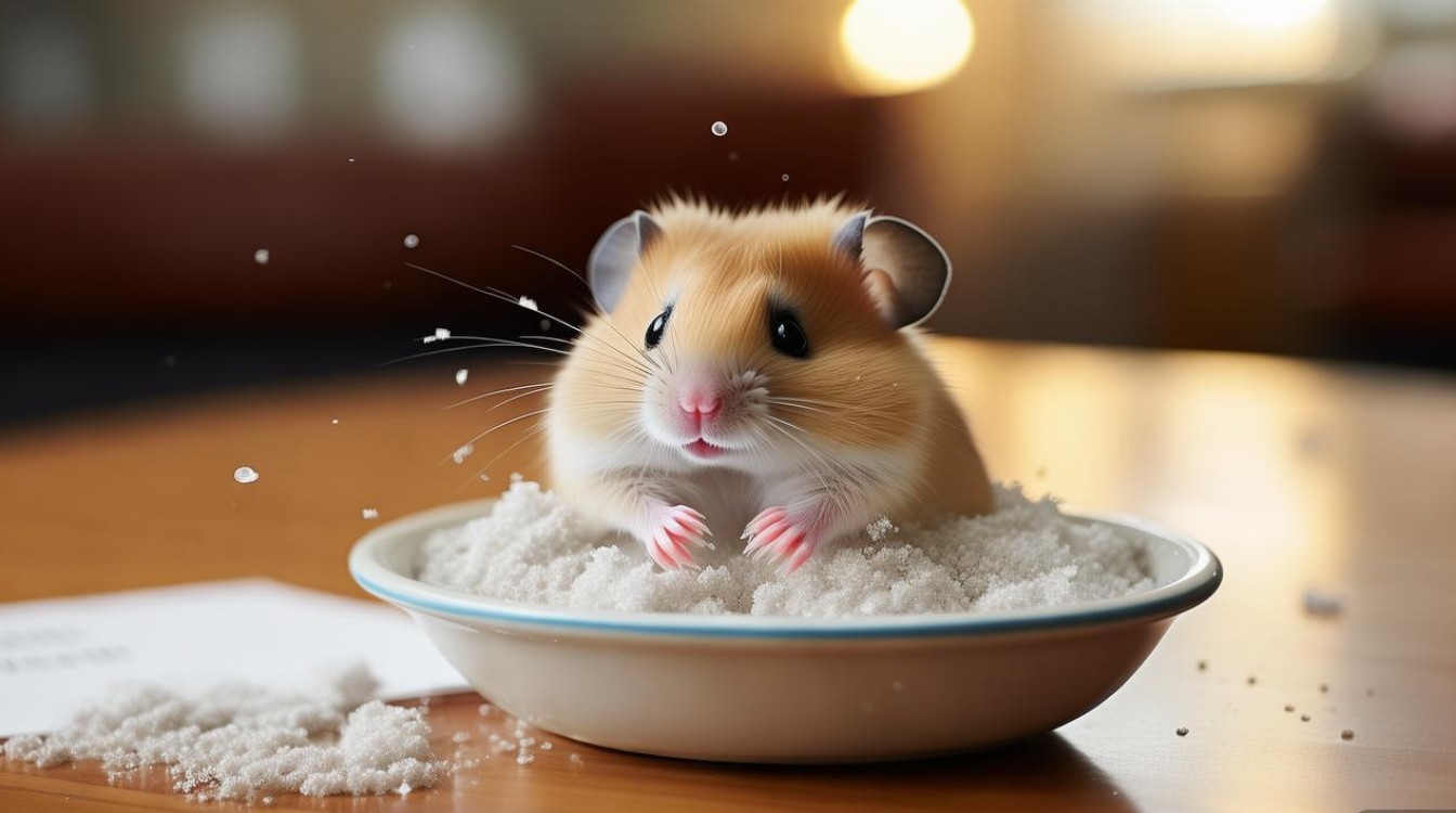 仓鼠洗澡能用猫砂吗