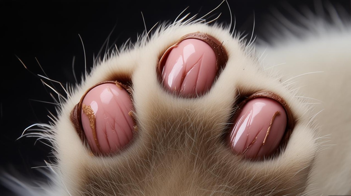 猫咪爪子指甲烂了
