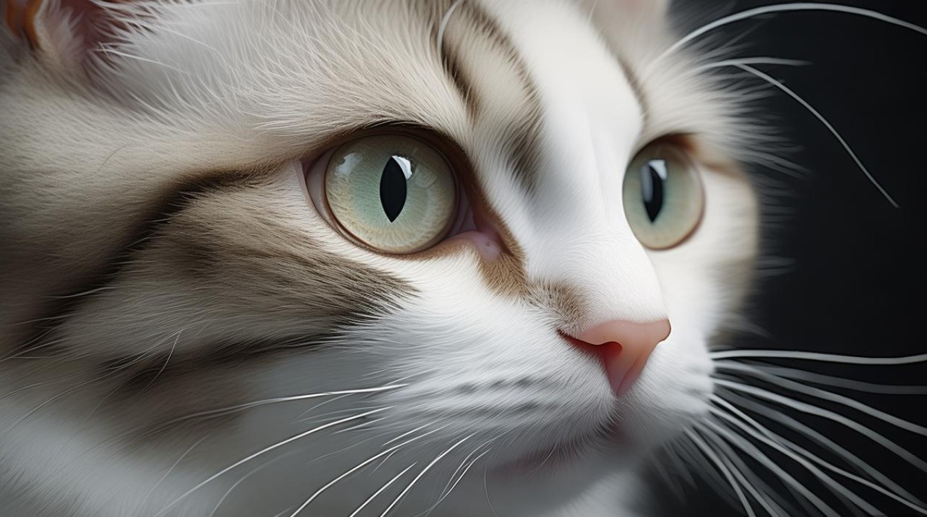 猫咪眼睑内白色