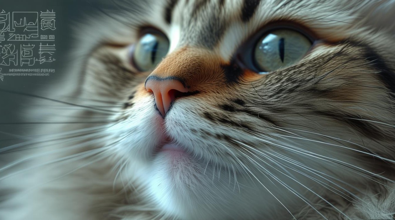 猫咪用鼻子出气