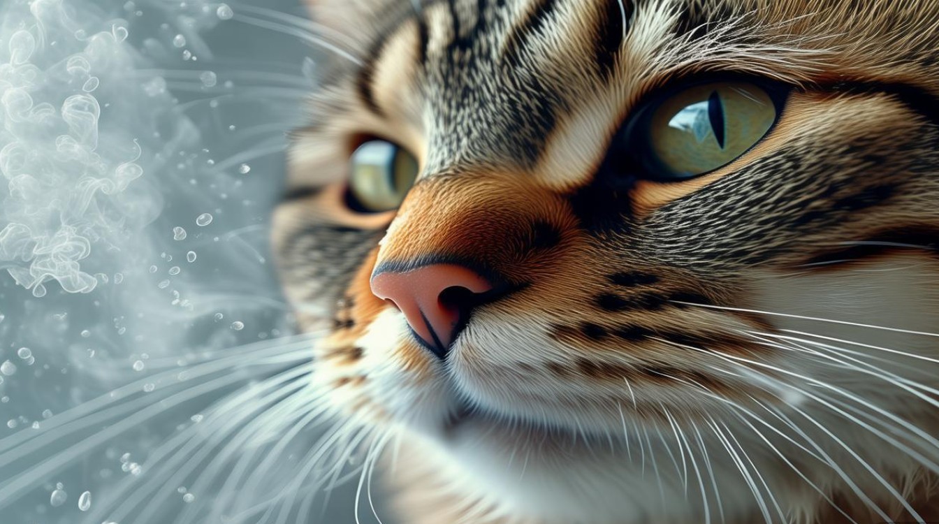 猫咪鼻子不断喷气