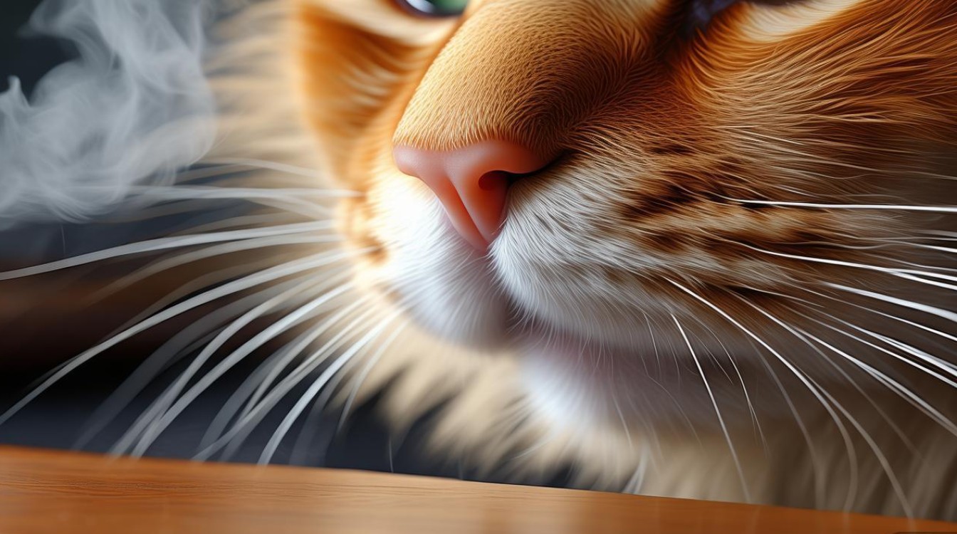 猫咪鼻子不断喷气