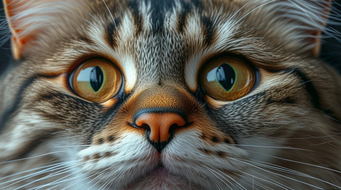 猫咪鼻子上有干裂