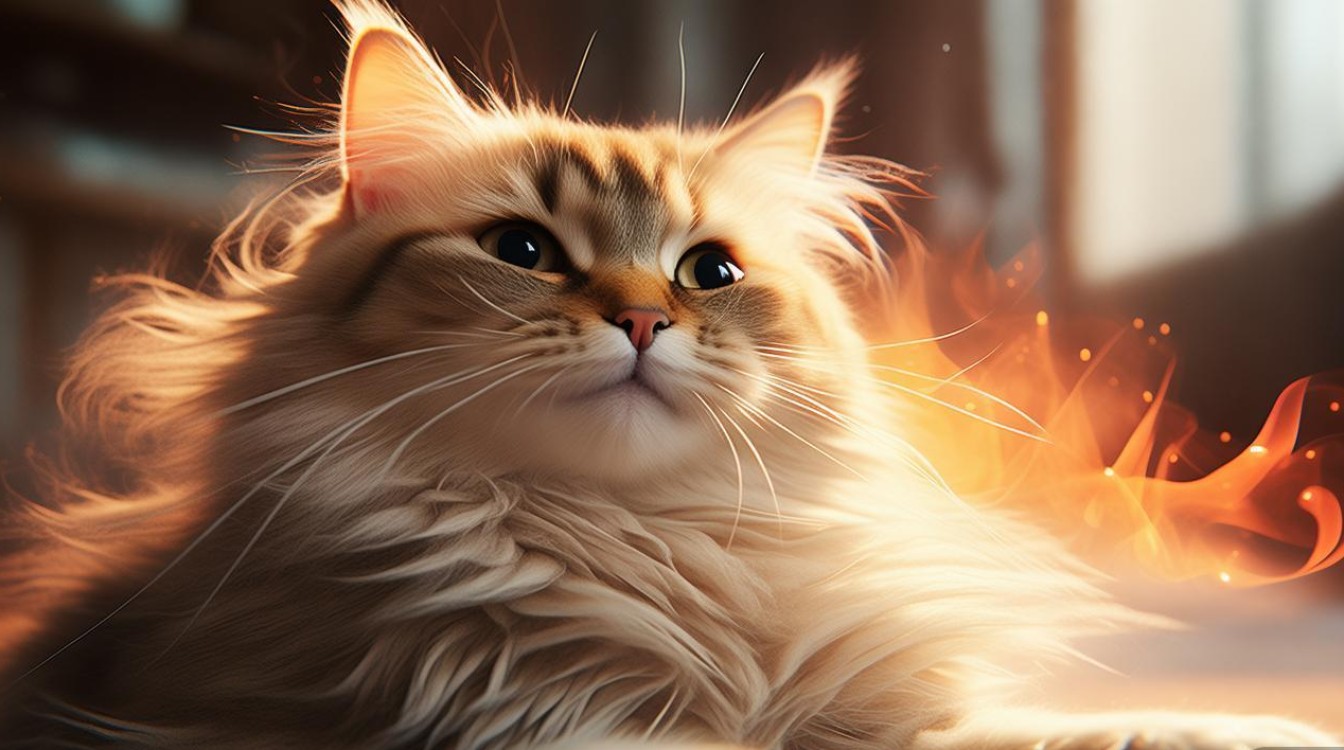 猫咪刷毛体温很高