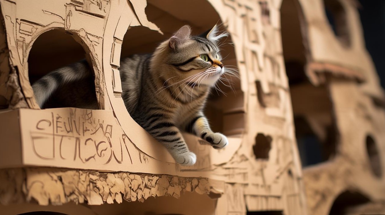 猫咪纸板爬架
