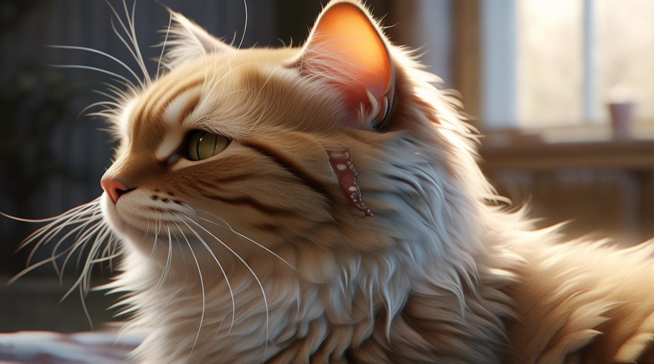 猫咪 耳血肿术后