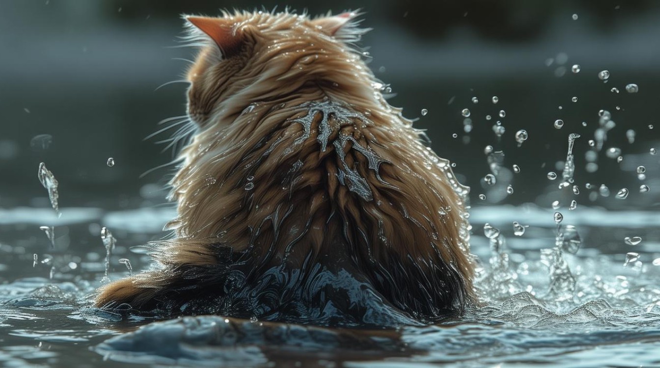 猫咪屁股上有水
