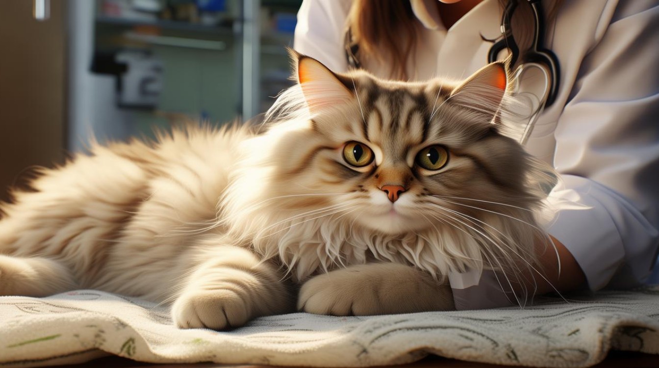 猫咪感冒打针吐