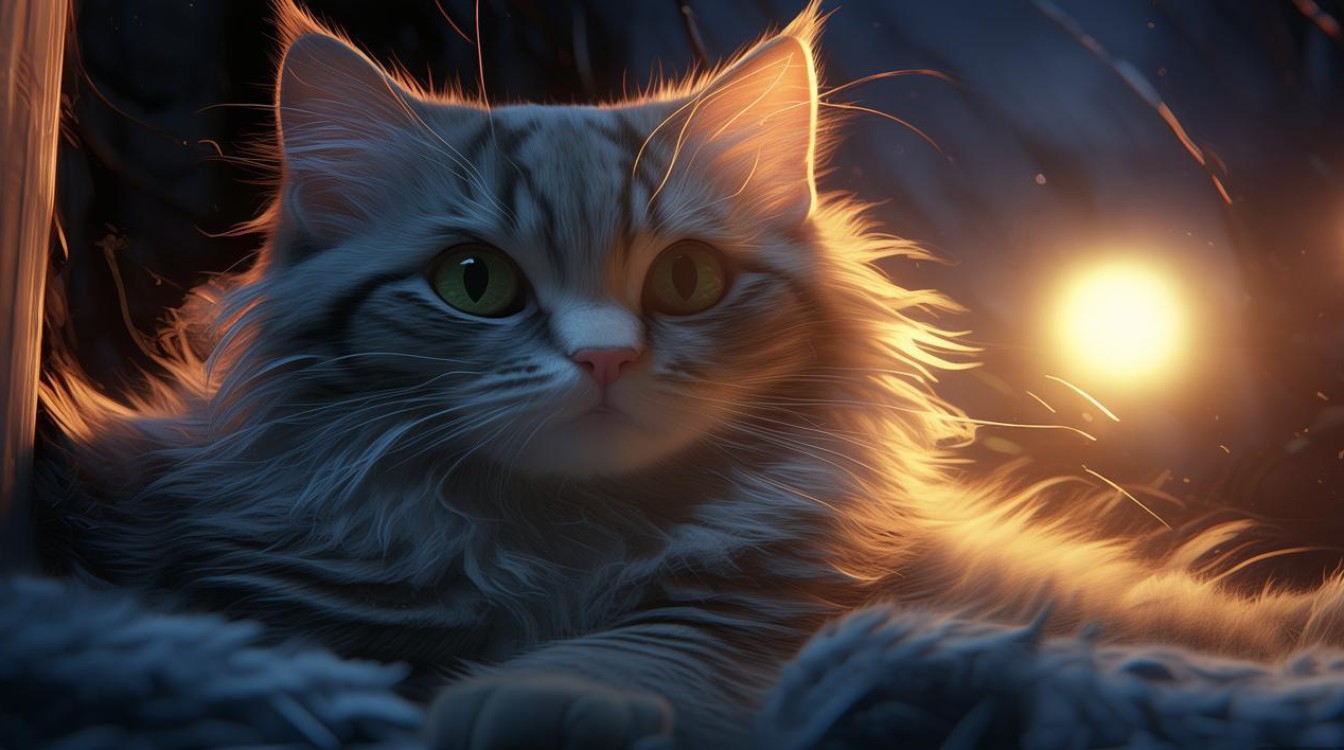 猫咪夜间的体温