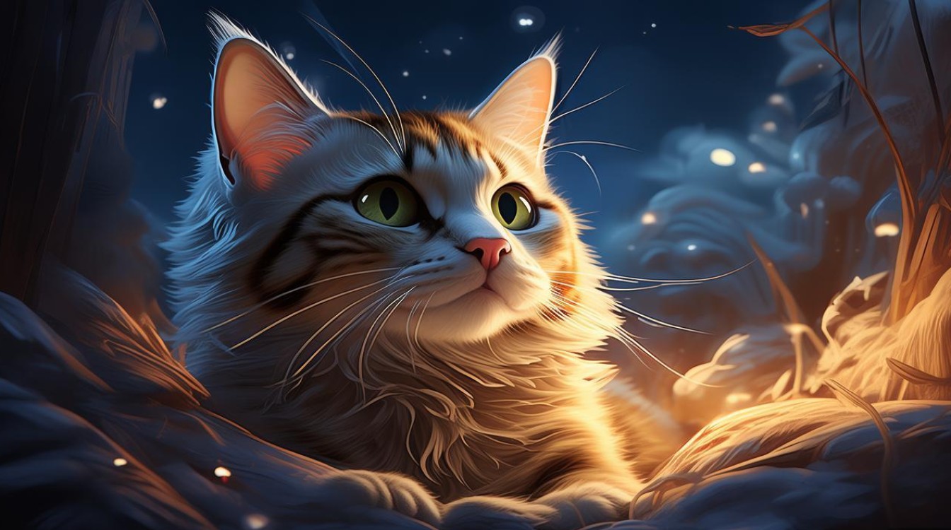 猫咪夜间的体温
