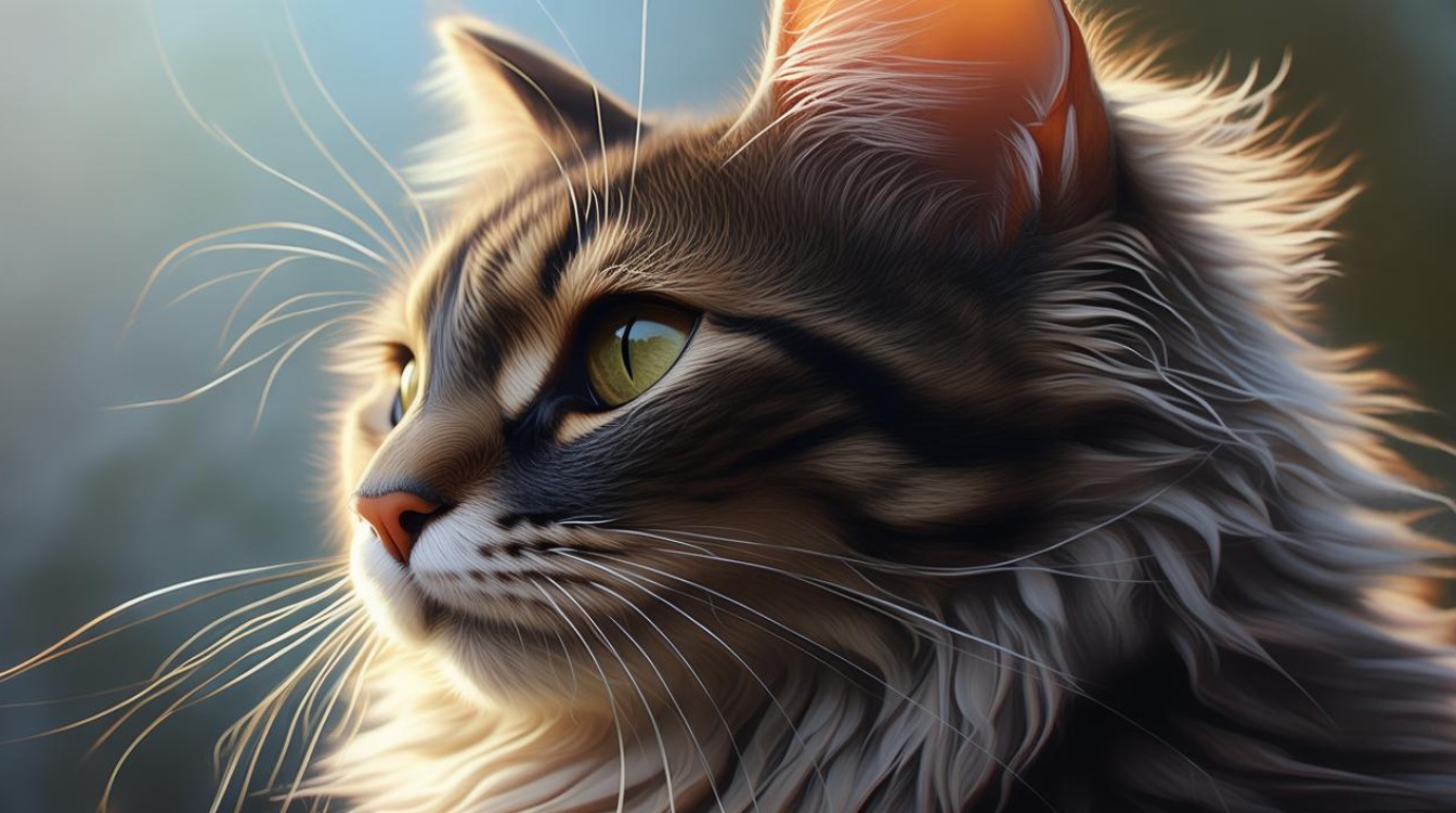 猫咪蹲着的姿势
