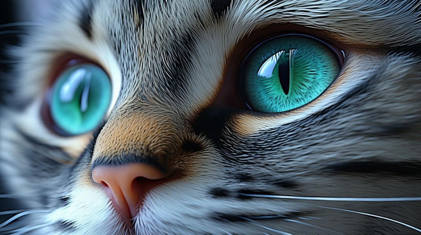 猫咪眼睛翻肉