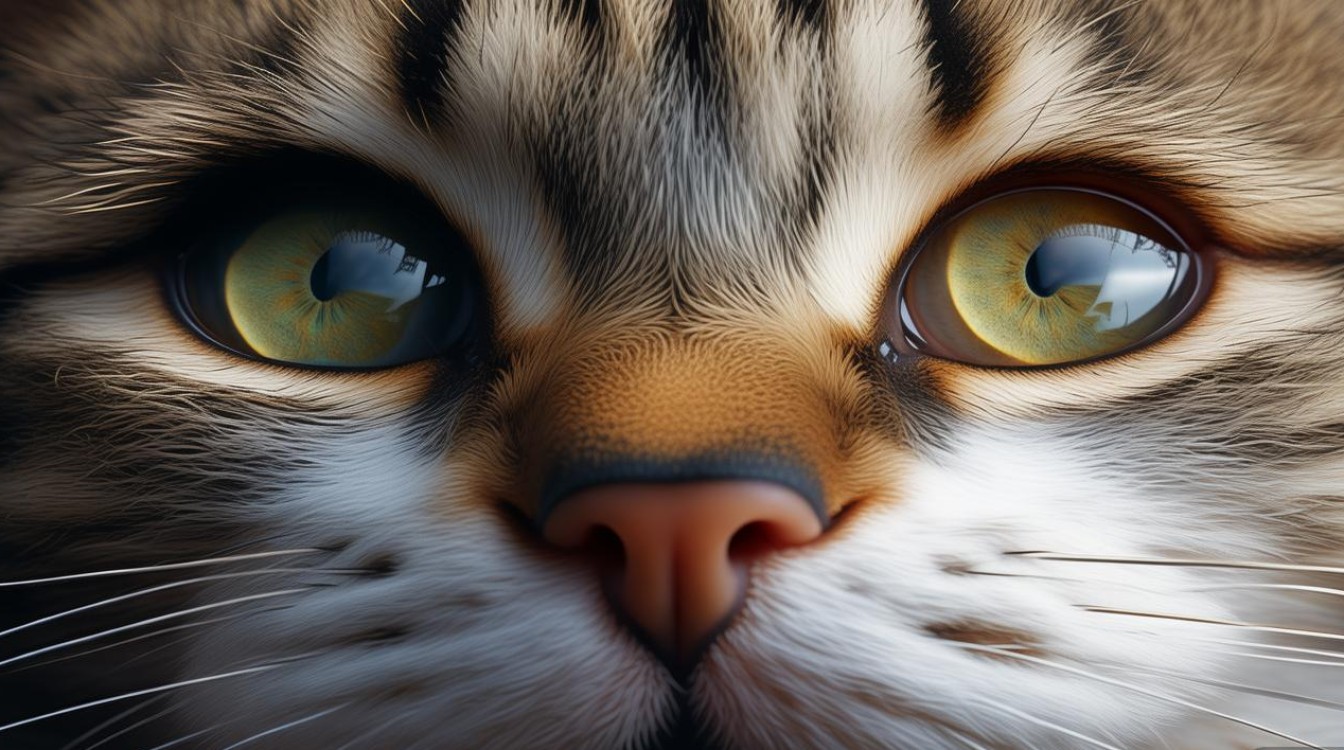 猫咪眼睛翻肉