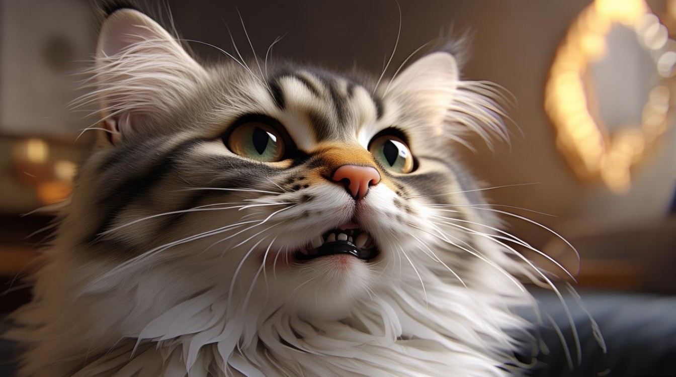 猫咪牙齿磨破嘴唇