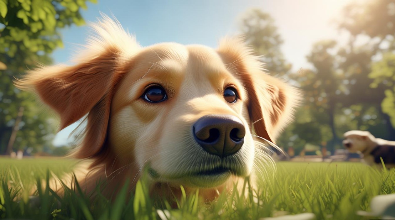 狗狗看见别的狗