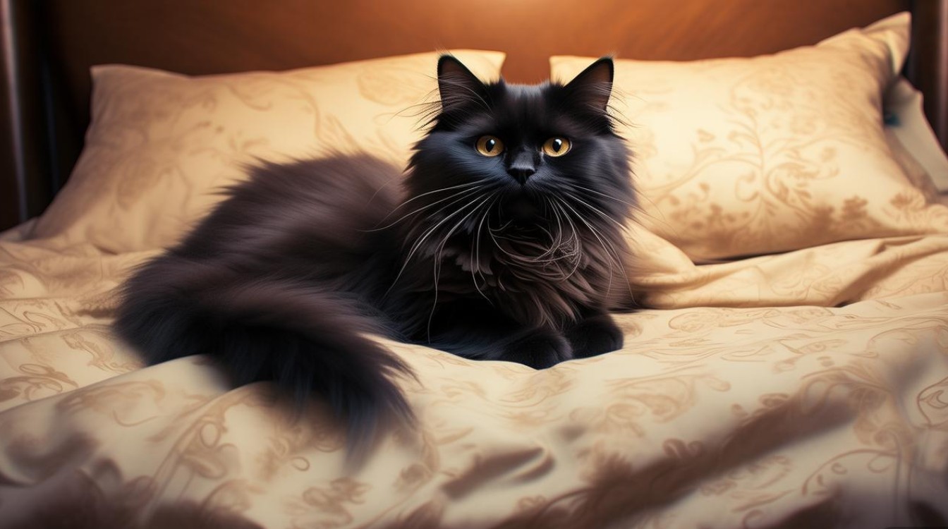猫咪喜欢顶被窝