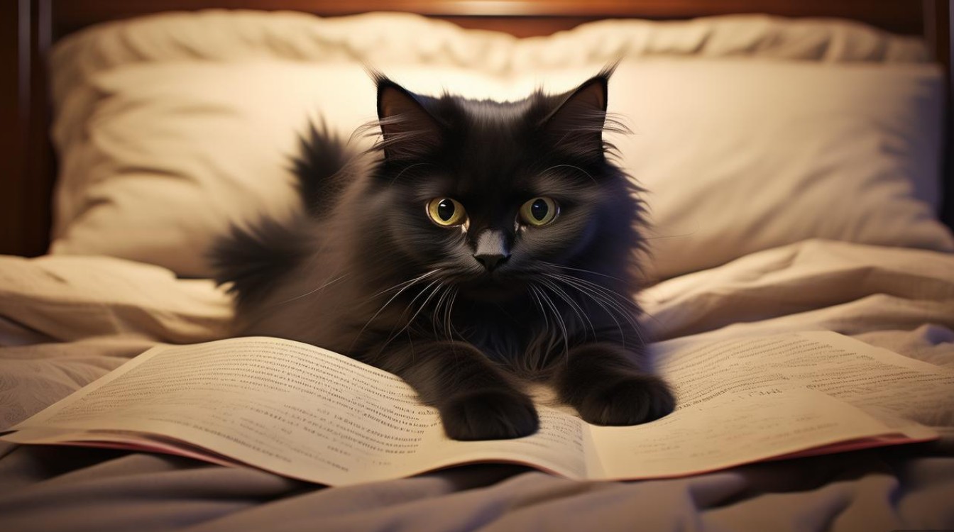 猫咪喜欢顶被窝