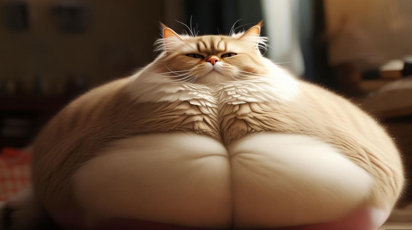猫咪只肚子变大