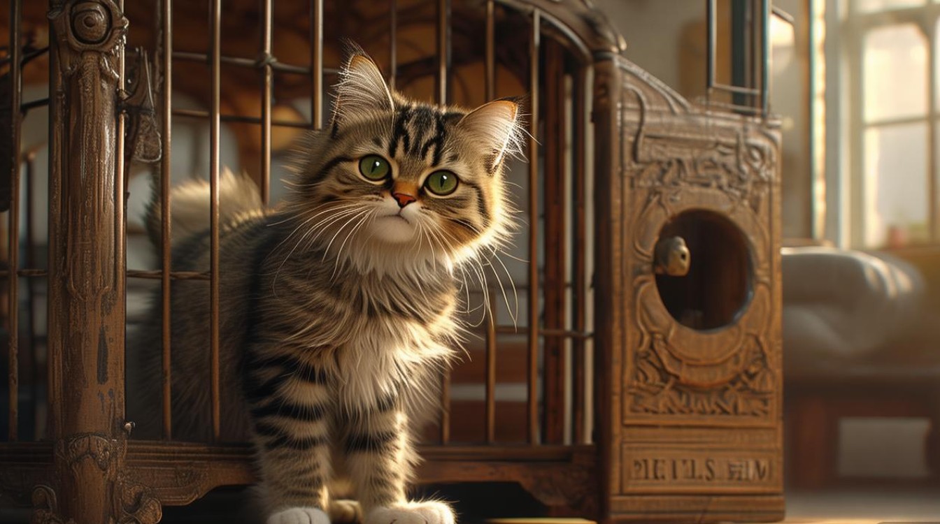 猫咪拒绝进笼子
