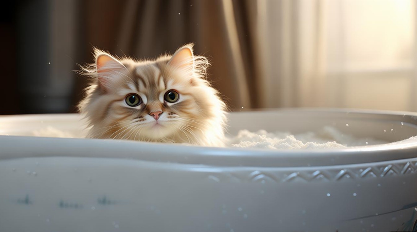 猫咪尿笼子里