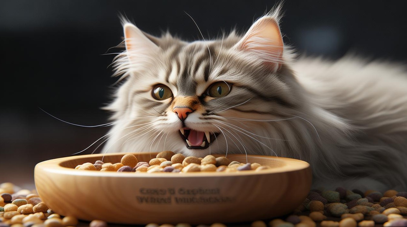 猫咪吃粮不咀嚼